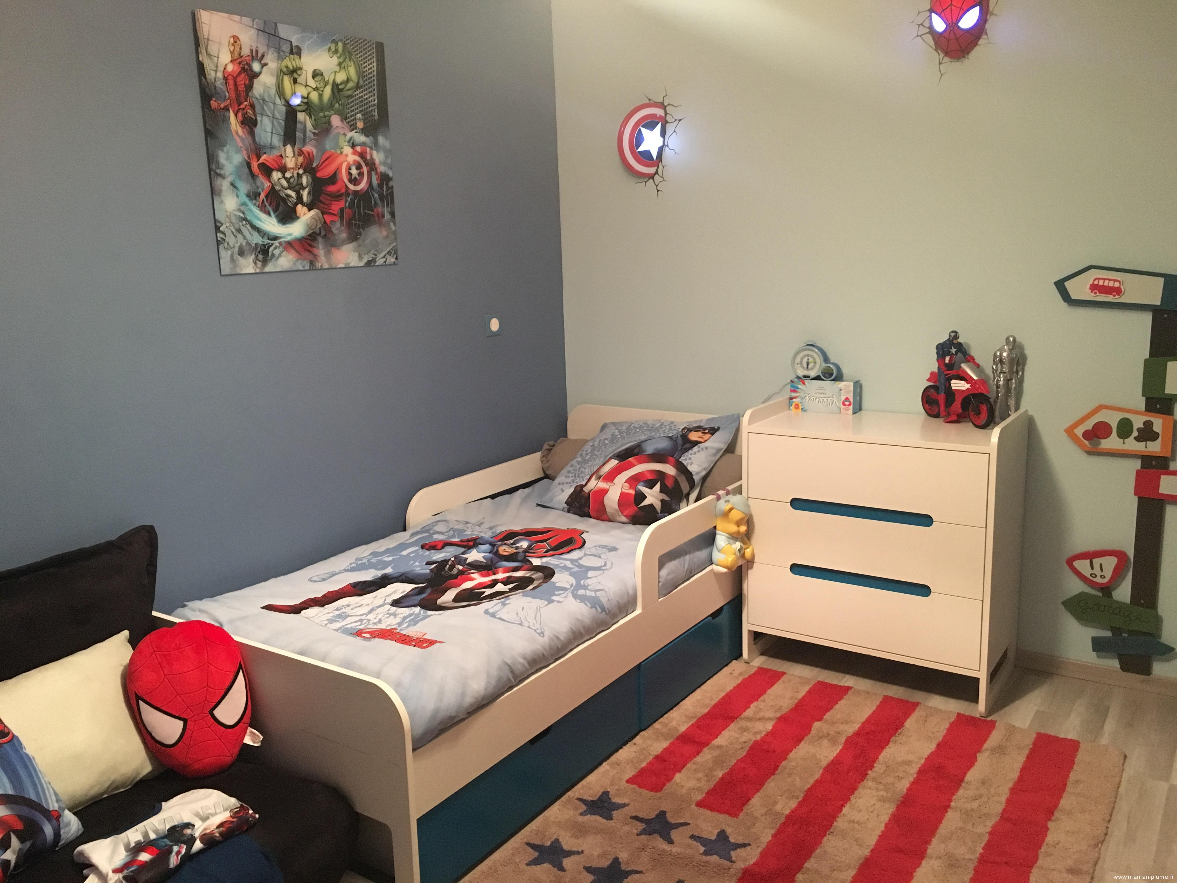 Décoration Comics Marvel pour une chambre d'enfant