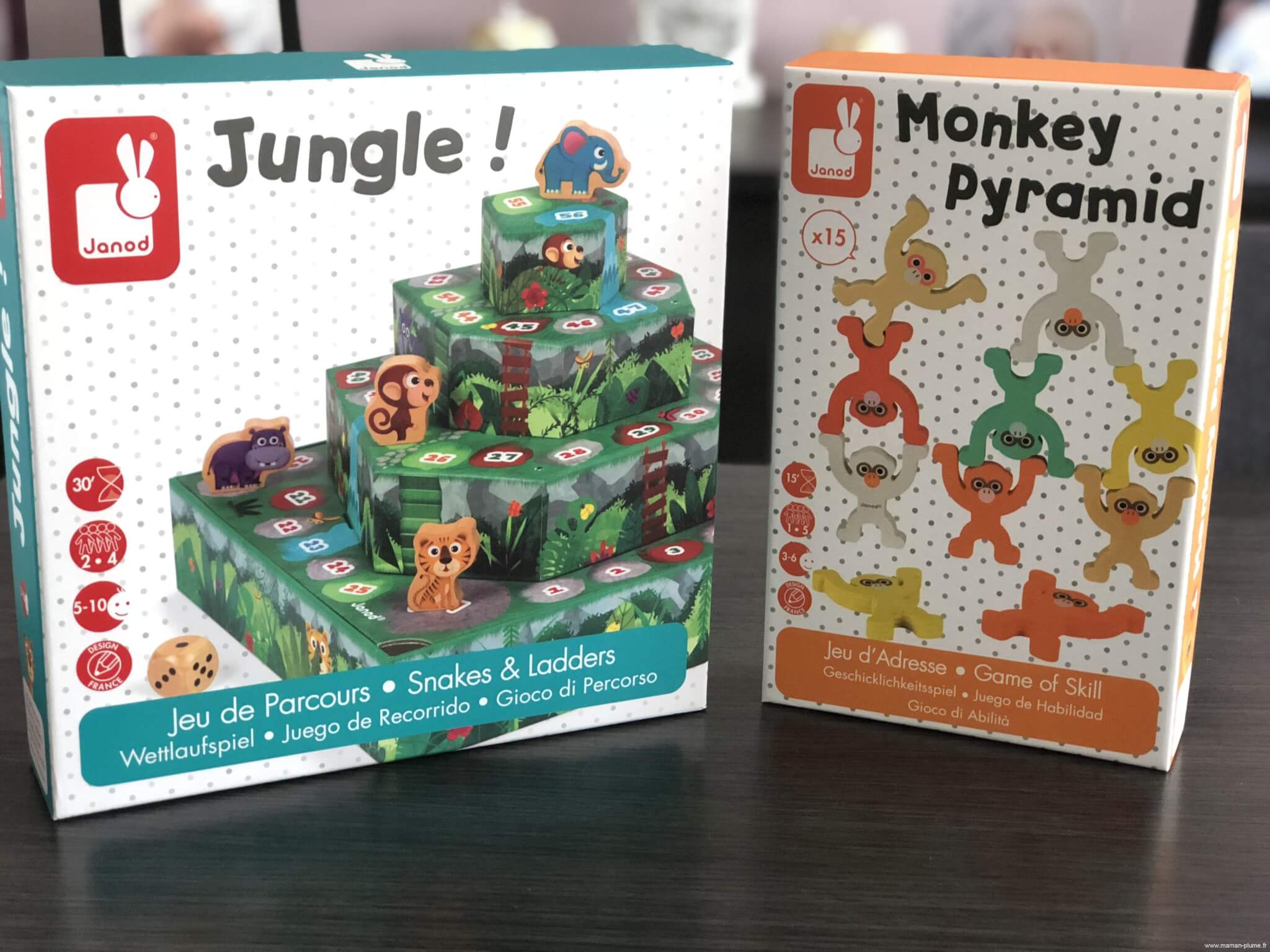 Compre o jogo de empilhamento Janod Monkey Pyramid online agora