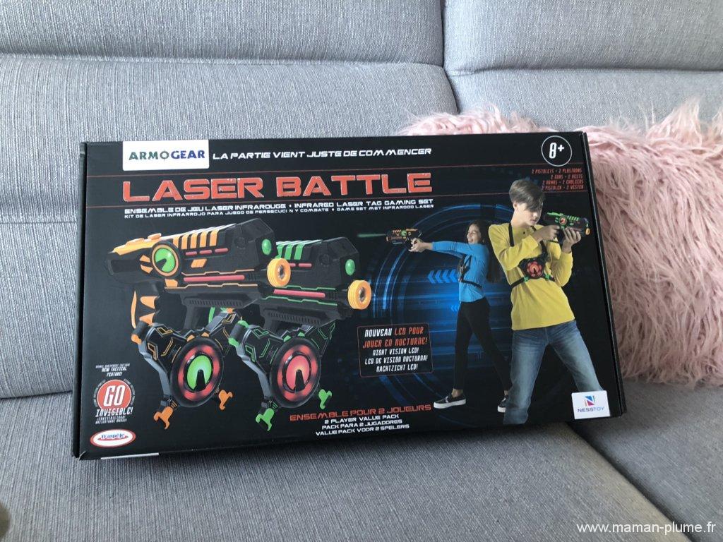 On a testé le Laser Game à la maison ! - Le blog de Maman Plume